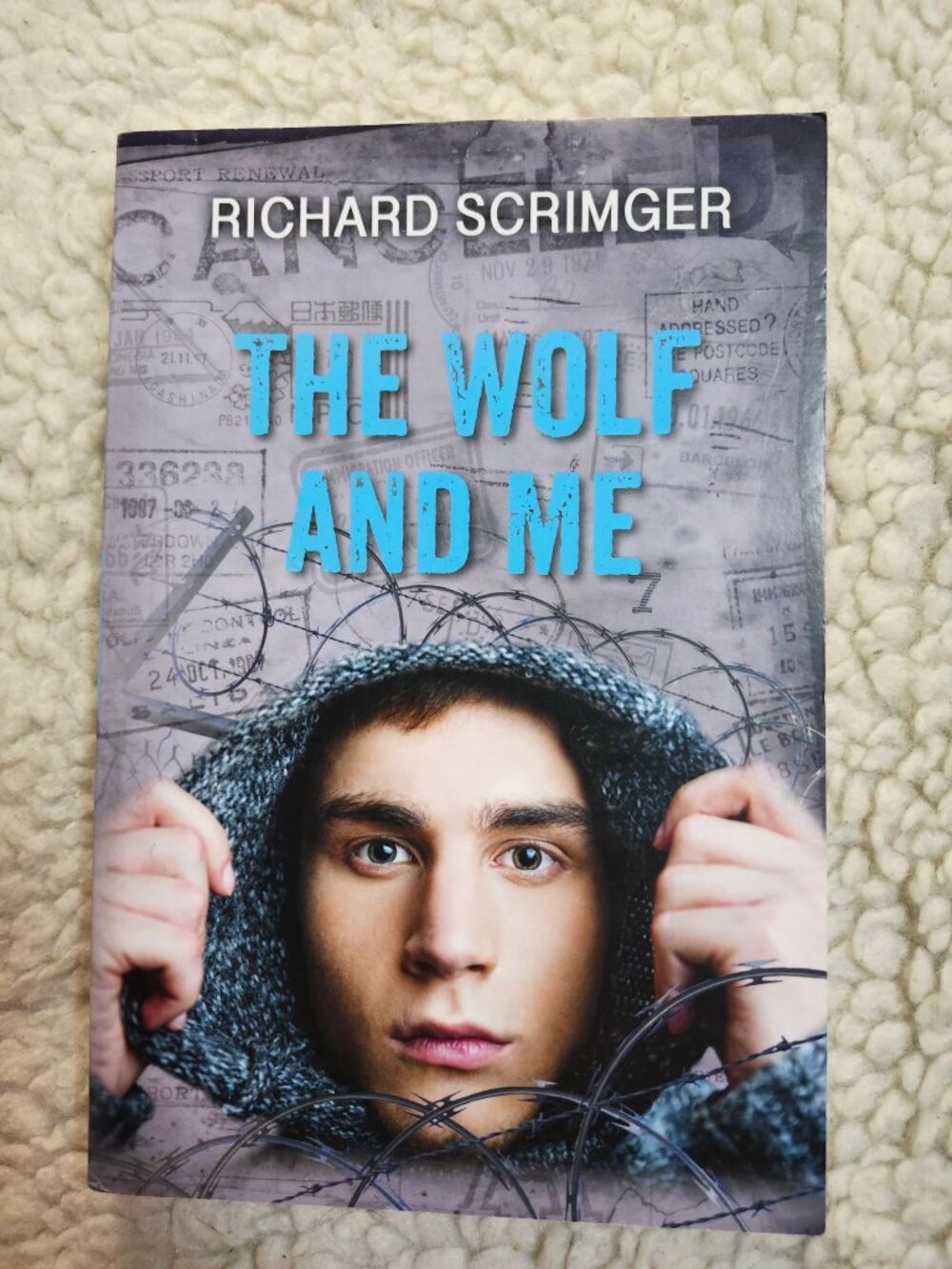 Richard Scrimger The Wolf and Me Paperback Orca 2014 Middle Grade Novel Skating